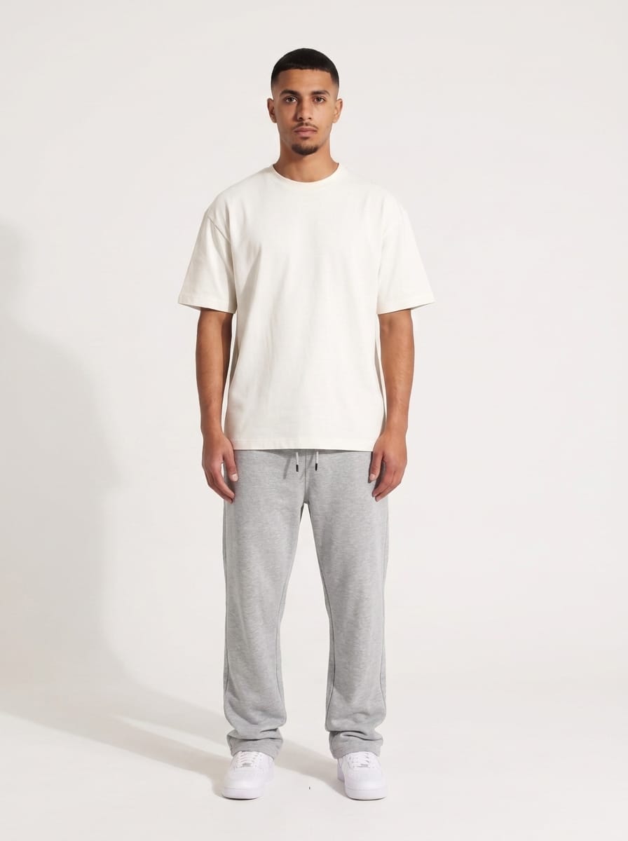 grey sweatpants