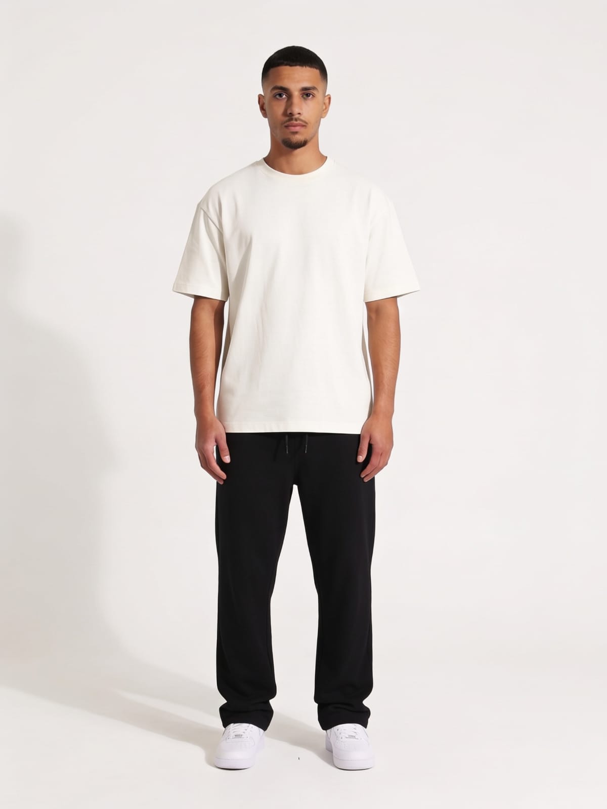 black sweatpants